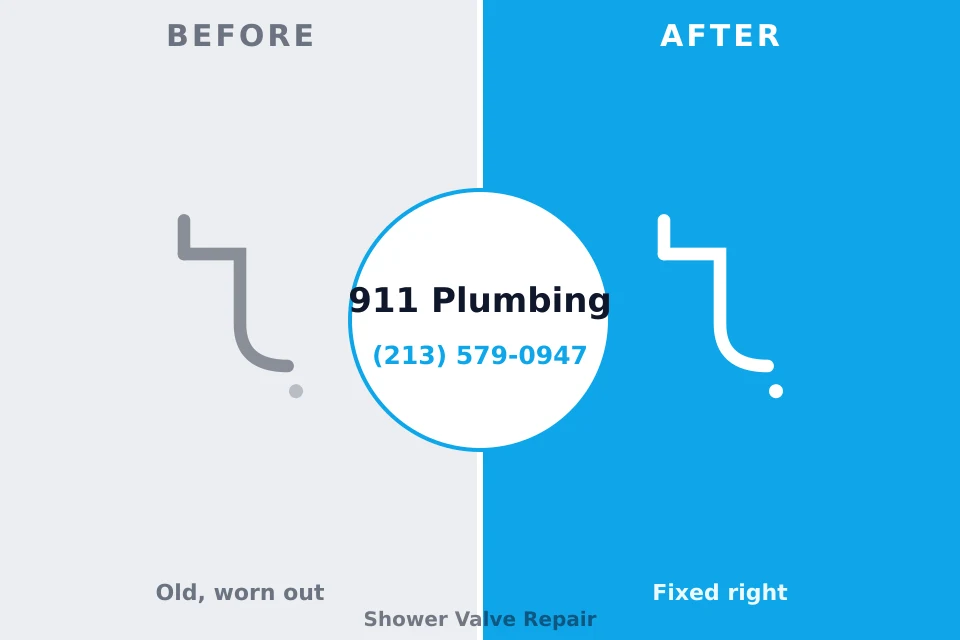 Before and after: plumbing company Dahlonega, GA